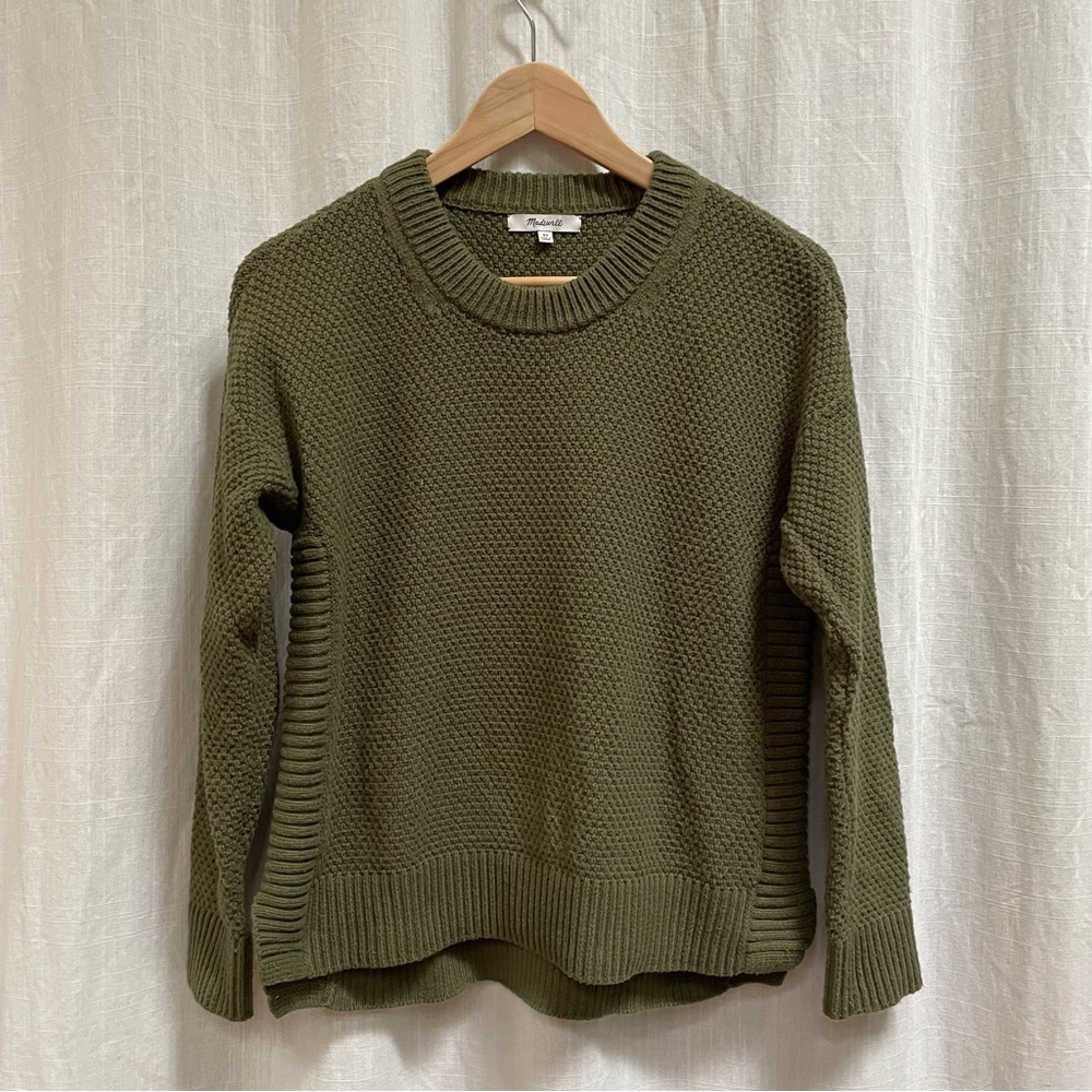 MADEWELL Pickford Pullover Sweater XS green - Picture 3 of 14